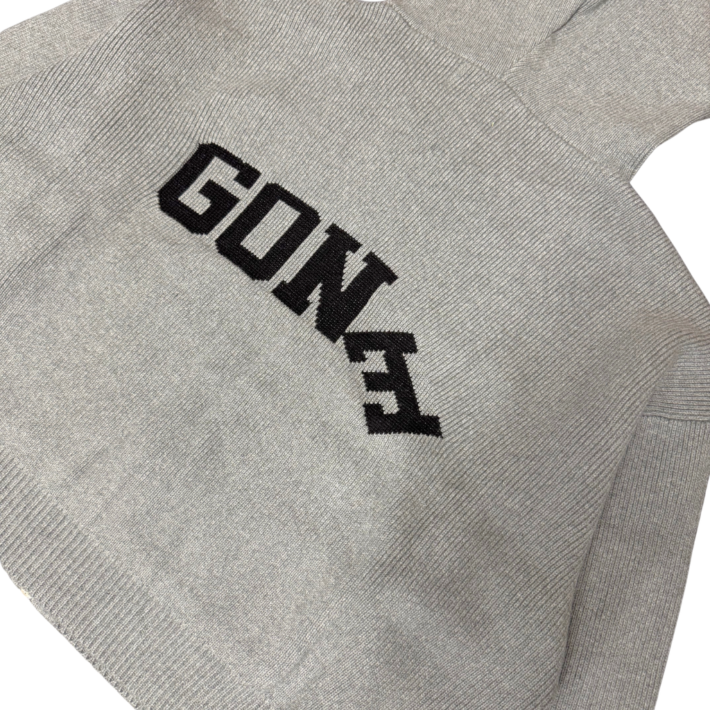Knit hoodie